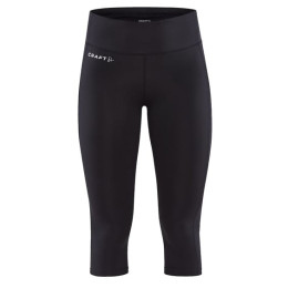 Damen 3/4 Leggings Craft ADV Essence Capri 2 schwarz Black