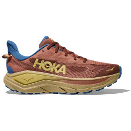 Herren Laufschuhe Hoka M Challenger 8 Wide rot/blau Maple / Cardamom