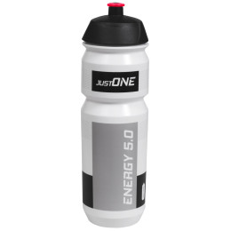 Fahrradflasche Just One Energy 5.0 750 ml weiß/schwarz
