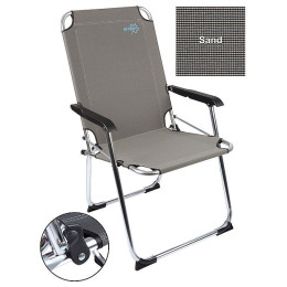 Campingstuhl Bo-Camp Copa Rio Comfort XXL grau Sand