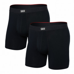 Boxershorts Saxx Vibe Xtra Super Soft Bb Fly 2Pk schwarz Black
