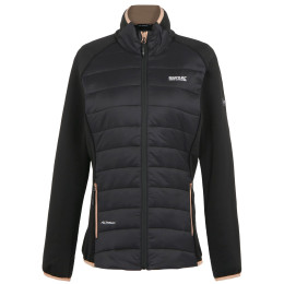 Damenjacke Regatta Wmn Clumber V Hyb schwarz/braun Blk(WrmTaup)