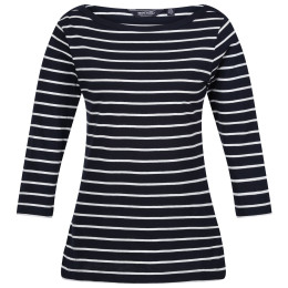Damen-T-Shirt Regatta Bayletta Tee blau/weiß Navy/White