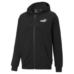 Herren-Sweatshirt Puma ESS Small Logo FZ Hoodie TR schwarz/weiß Black