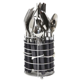 Besteckset Bo-Camp Cutlery Basket 6 Persons grau Grey