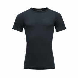 Herren-Funktionsshirt Devold Lauparen Merino 190 Base Tee Man schwarz INK