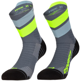 Socken Dynafit Ultra Mid Sk grau/gelb cinder ULTRA YELLOW/5A30