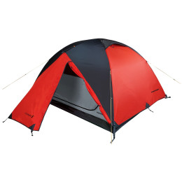 Wanderzelt Hannah Covert 3 WS rot/grau mandarin red/dark shadow II