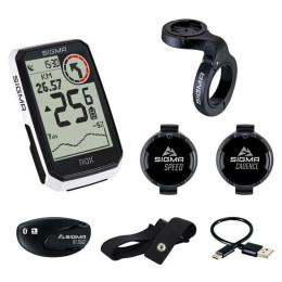 Fahrradcomputer Sigma Rox 4.0 Endurance Sensor set weiß white