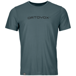 Herren-Funktionsshirt Ortovox 150 Cool Brand Ts M grau/schwarz Dark Arctic Grey