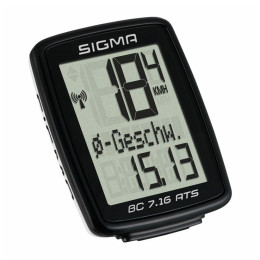 Fahrradcomputer Sigma BC 7.16 ATS bezdrátový schwarz
