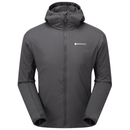Herren-Winterjacke Montane Sirocco Hoodie grau MIDNIGHT GREY