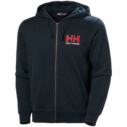 Herren-Sweatshirt Helly Hansen HH Logo Full Zip Hoodie 2.0 dunkelblau Navy