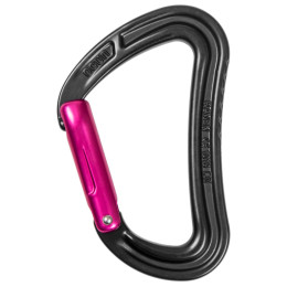 Karabiner Ocún Raven Straight schwarz/rosa Anthr/Pink