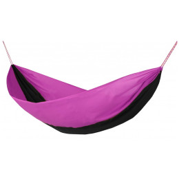 Hängematte Hamaka.eu double lila-schwarz-lila