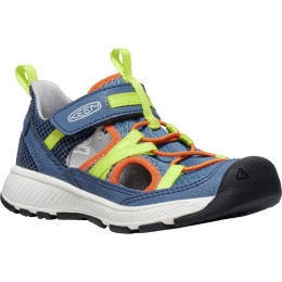 Kindersandalen Keen Motozoa blau/grün vintage indigo/scarlet ibis