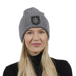Damenmütze Sherpa Lucia grau mel grey 7716/19423