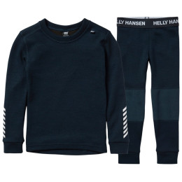 Kinder-Funktionsset Helly Hansen K Lifa Merino Set Navy dunkelblau 596 Navy