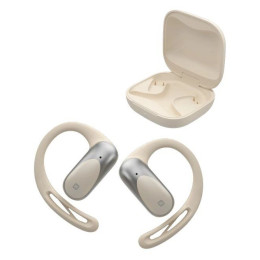 Kabellose Kopfhörer Swissten TWS earbuds for fitness & workouts beige