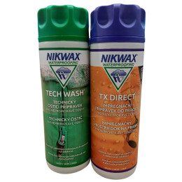 Imprägnierung Nikwax Twin Tech Wash + TX.Direct Wash-In (300 + 300ml)