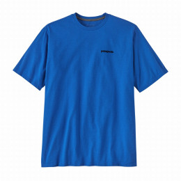 Herren-T-Shirt Patagonia P-6 Logo Responsibili Tee blau P-6 Outline: Vessel Blue