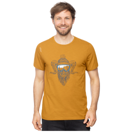 Herren T-Shirt Chillaz Rock Hero Winter braun curry