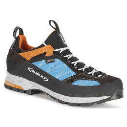 Wanderschuhe Aku Tengu Low GTX blau Turquoise/Orange