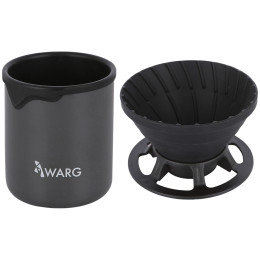 Kaffee-Set Warg Kofein & Duo 2in1 Cups Set schwarz black