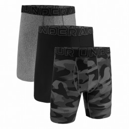 Herren-Boxershorts Under Armour Perf Tech Nov 9in grau