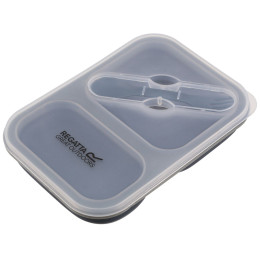 Silikon-Klapp-Essgeschirr Regatta Silicon Foldable Mess Tin grau Ebony Grey