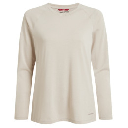 Damen-T-Shirt Craghoppers NosiLife Nour LS T-Shirt beige Oyster Marl