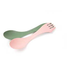 Besteckset Light My Fire Spork Original 2-pack rosa/grün Sandygreen/Dustypink