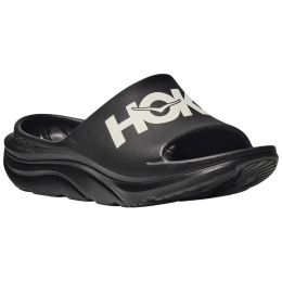 Pantoffeln Hoka U Ora Athletic Slide schwarz/weiß Black / White