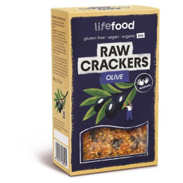 Kräcker Lifefood LIFE CRACKERS Oliven RAW BIO 90 g