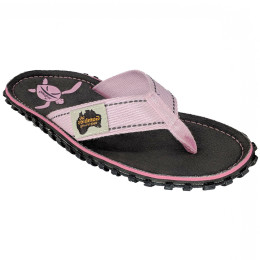 Damen Flip-Flops Gumbies Islander Turtle grau/rosa GrayPink