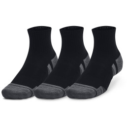 Socken-Set Under Armour Performance Cotton 3p Qtr schwarz Black / Black / Pitch Gray