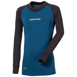 Kinder-Funktionsshirt Progress DT CC NDRD 26DG blau/schwarz Anthracite/Petrol