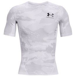 Herren-Funktionsshirt Under Armour HG Isochill Comp Print SS weiß WHT