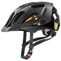 Fahrradhelm Uvex Quatro Cc Mips schwarz/gelb black matt