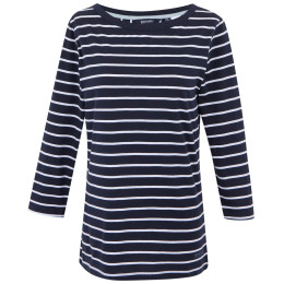 Damen-T-Shirt Regatta Baylette Tee II blau Nvy/WhtStrip