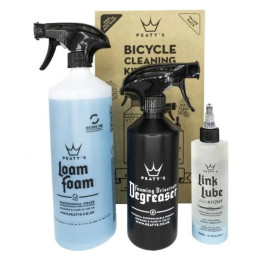 Reinigungsset Peaty´s Gift Pack - Wash Degrease Lubricate schwarz/blau
