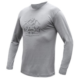 Herren-T-Shirt Sensor Merino Active Van Life grau grey