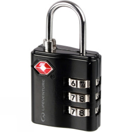 Schloss LifeVenture TSA Combi Lock schwarz Black