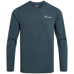 Herren-T-Shirt Craghoppers Nosilife Abel Long Sleeved T-Shirt dunkelblau Blue Stone