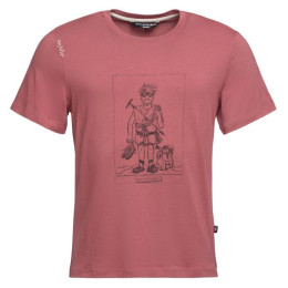 Herren-T-Shirt Chillaz Homo Mons Ascendere rot red
