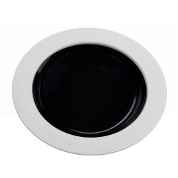 Teller Omada Eat Pop Soup plate 23,5 x 4,5 schwarz Nero