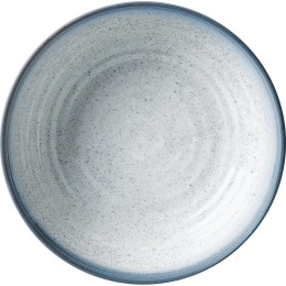 Teller Brunner Tuscany Deep plate blau/weiß