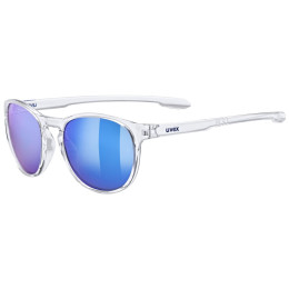 Sonnenbrille Uvex Lgl 53 durchsichtig Clear / Mir.Blue
