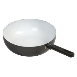 Pfanne Bo-Camp Sprint Eco Wok 24 schwarz/weiß Black/White