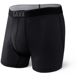 Boxershorts Saxx Quest Boxer Brief Fly schwarz BlackIi